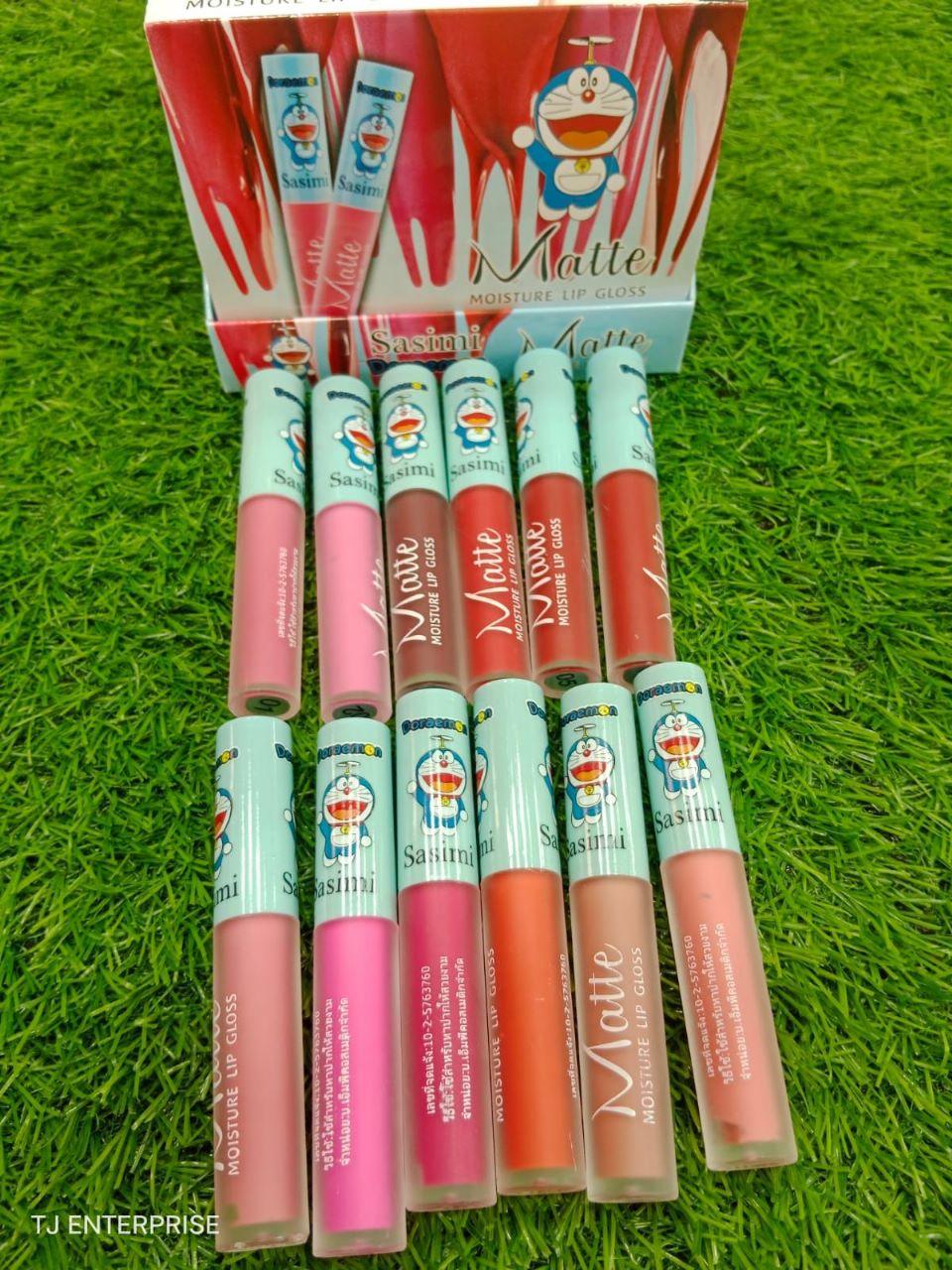 Dormeon Matte Lip Gloss 12 Pcs sasimi