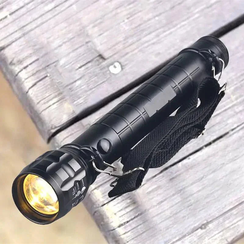 Strong Police Flashlight, Portable Photography Flashlight Cosmia.pk