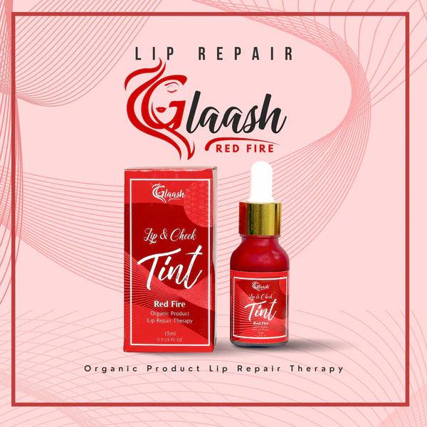 Glaash Pack of 03 Serum + Soap + Toner With Free Gift Red Fire Tint Niacinamide Facial Serum Glaash
