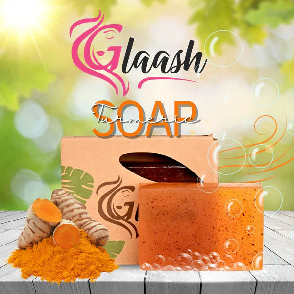 Glaash Turmeric Organic Soap Bar - 100gm Glaash