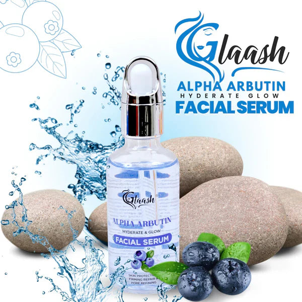 Glaash Pack of 03 Serum + Soap + Toner With Free Gift Red Fire Tint Niacinamide Facial Serum Glaash