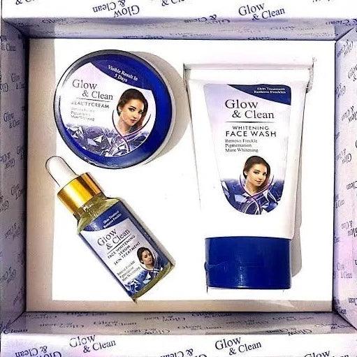 3 in 1 Glow & Clean Kit ( Cream, Serum, Face wash) Glow & Clean