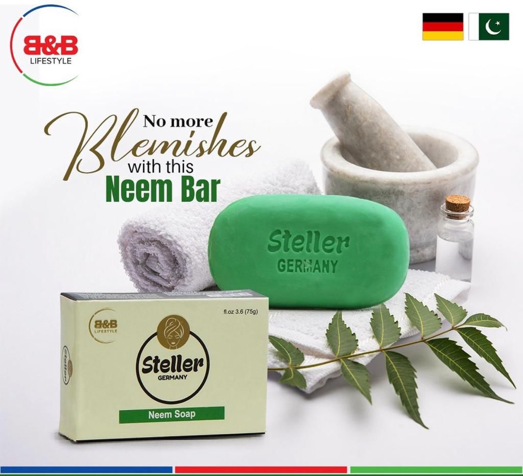 Steller Neem Soap - 75g Steller