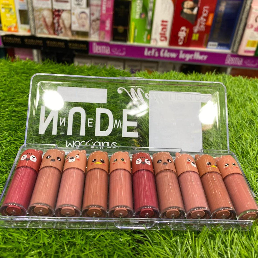 Mocallure Nude 10 pcs Lip Gloss Mocallure