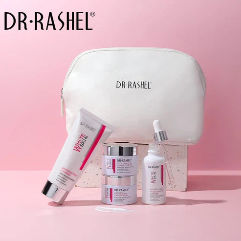 Dr.Rashel Skin Care White Skin Whitening Fade Spot 4 Piece Set With Bag DR.Rashel