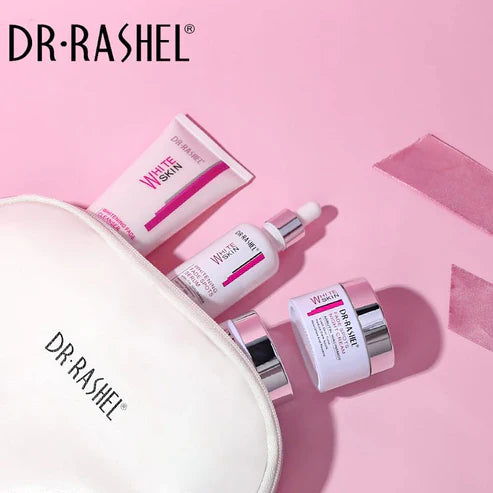 Dr.Rashel Skin Care White Skin Whitening Fade Spot 4 Piece Set With Bag DR.Rashel
