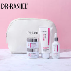 Dr.Rashel Skin Care White Skin Whitening Fade Spot 4 Piece Set With Bag DR.Rashel