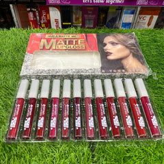 Huda Matte Me Matte Lip Gloss - 12 Pcs Huda Beauty