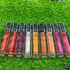 Pack of 9 Crystal Shinner Glossy Lip Gloss Cosmia.pk