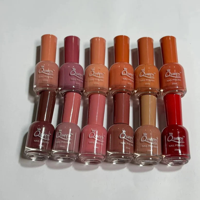 Queen Nail Polish Set - Pack of 12 Queen
