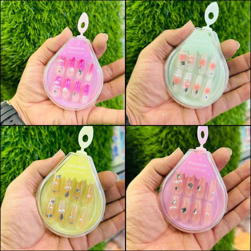 Kawaii Cute False Nails (PACK OF 10) Cosmia.pk