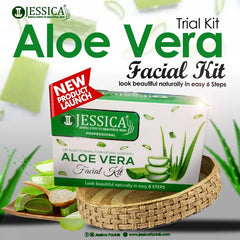 Jessica Aloe Vera Facial Trial Pack - 6 Steps Jessica