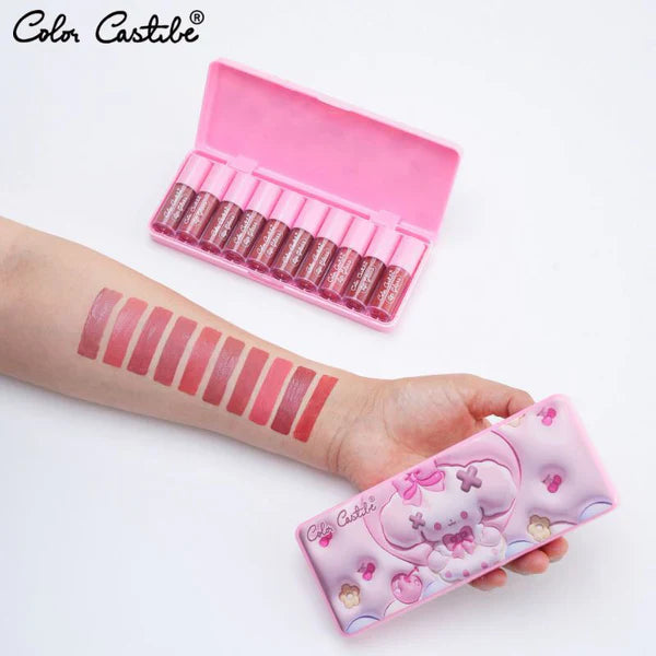 Color Castle Mini Matte LipGloss 10‑in‑1 Pack Color Castle