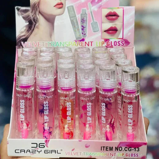 Crazy Girl Transparent Velvet Lip Gloss Crazy Girl