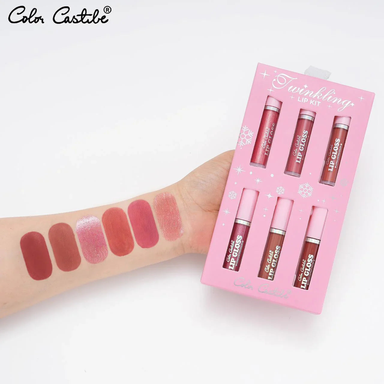 Color Castle 6Pcs Shine And Matte Lipgloss Set Color Castle