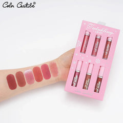 Color Castle 6Pcs Shine And Matte Lipgloss Set Color Castle