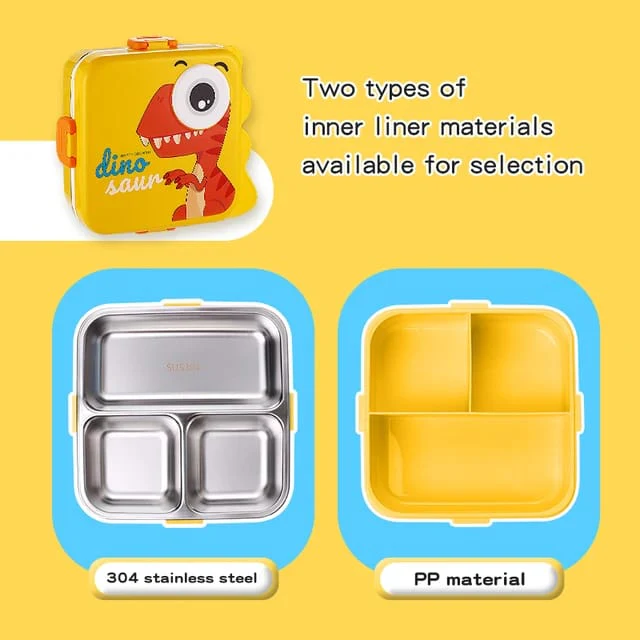 Kids Lunch Box– Double Decker Leakproof Bento Box with Spoon Cosmia.pk