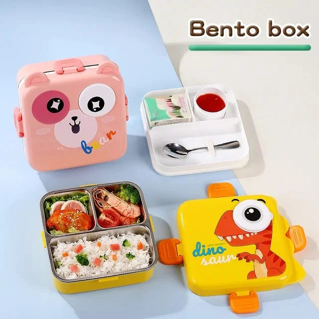 Kids Lunch Box– Double Decker Leakproof Bento Box with Spoon Cosmia.pk