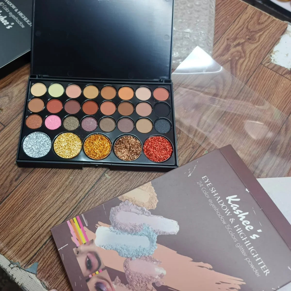 Kashee's Eyeshadow & Highlighter Palette (29 Colors) Kashee's