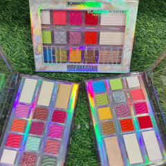 15 Colors Dream Star Eyeshadow and Highlighter Kit - Romantic Color Romantic Color