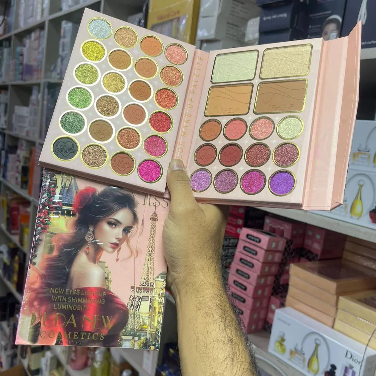 Huda New 40 Colors Makeup Book Palette Huda