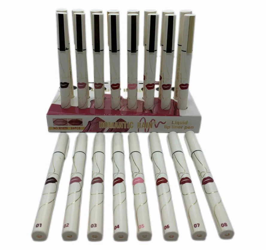 Romantic Rain Lip Liner Set (8 Pcs ) Romantic Rain