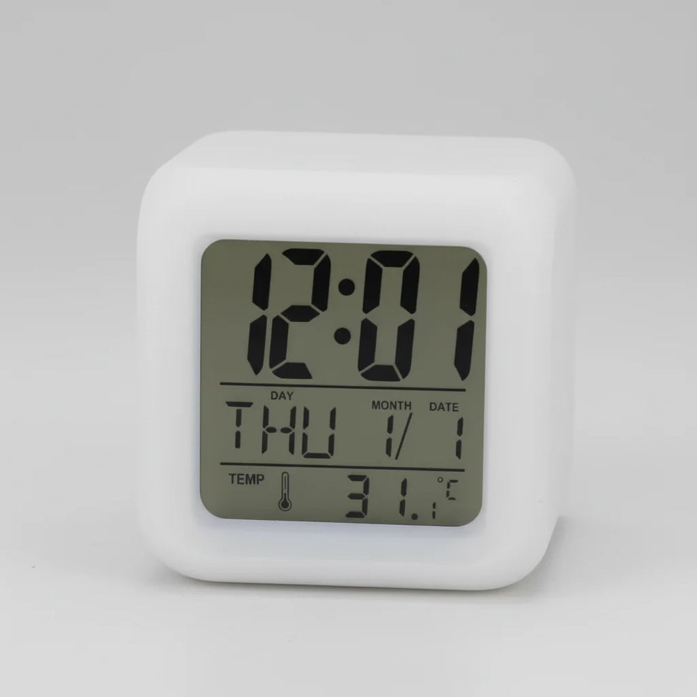 Alarm Clock Sublimation LED Digital Clock Cosmia.pk