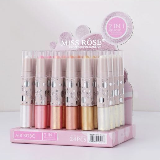 Miss Rose 2 in 1 Highlighter Set Miss Rose