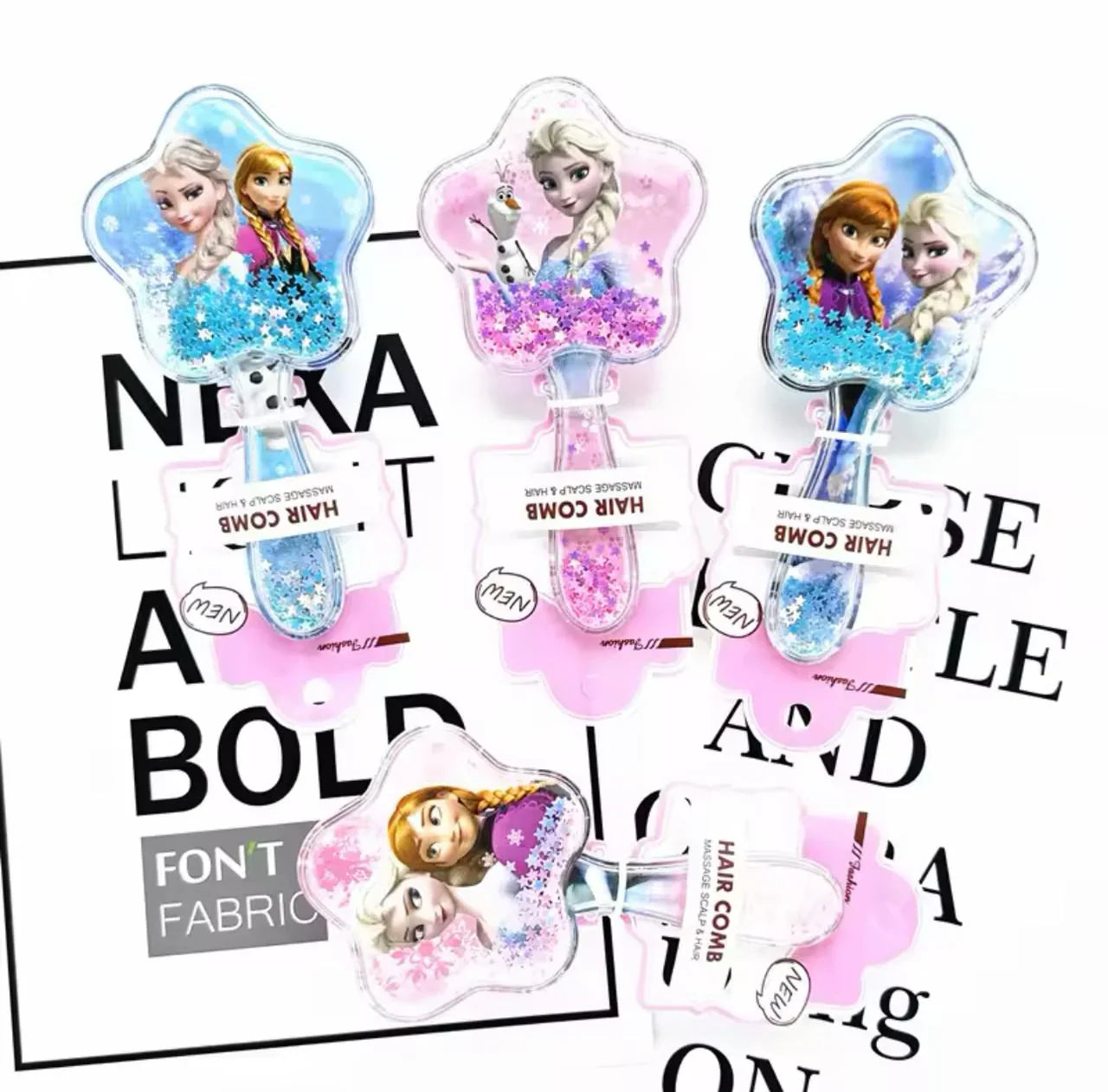 Disney Glitter Star Kids Hair Brush disney