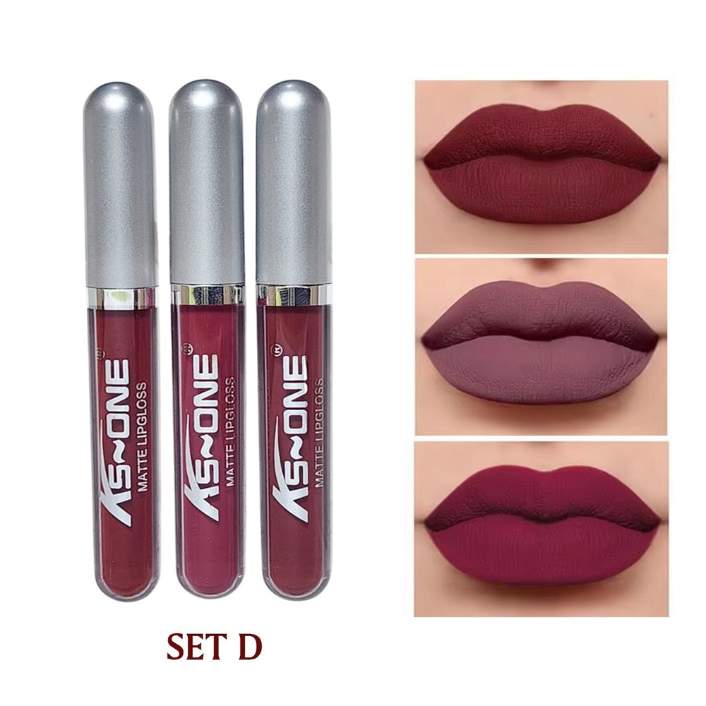 KS One Matte Lipgloss – 3-Piece Set KS-ONE