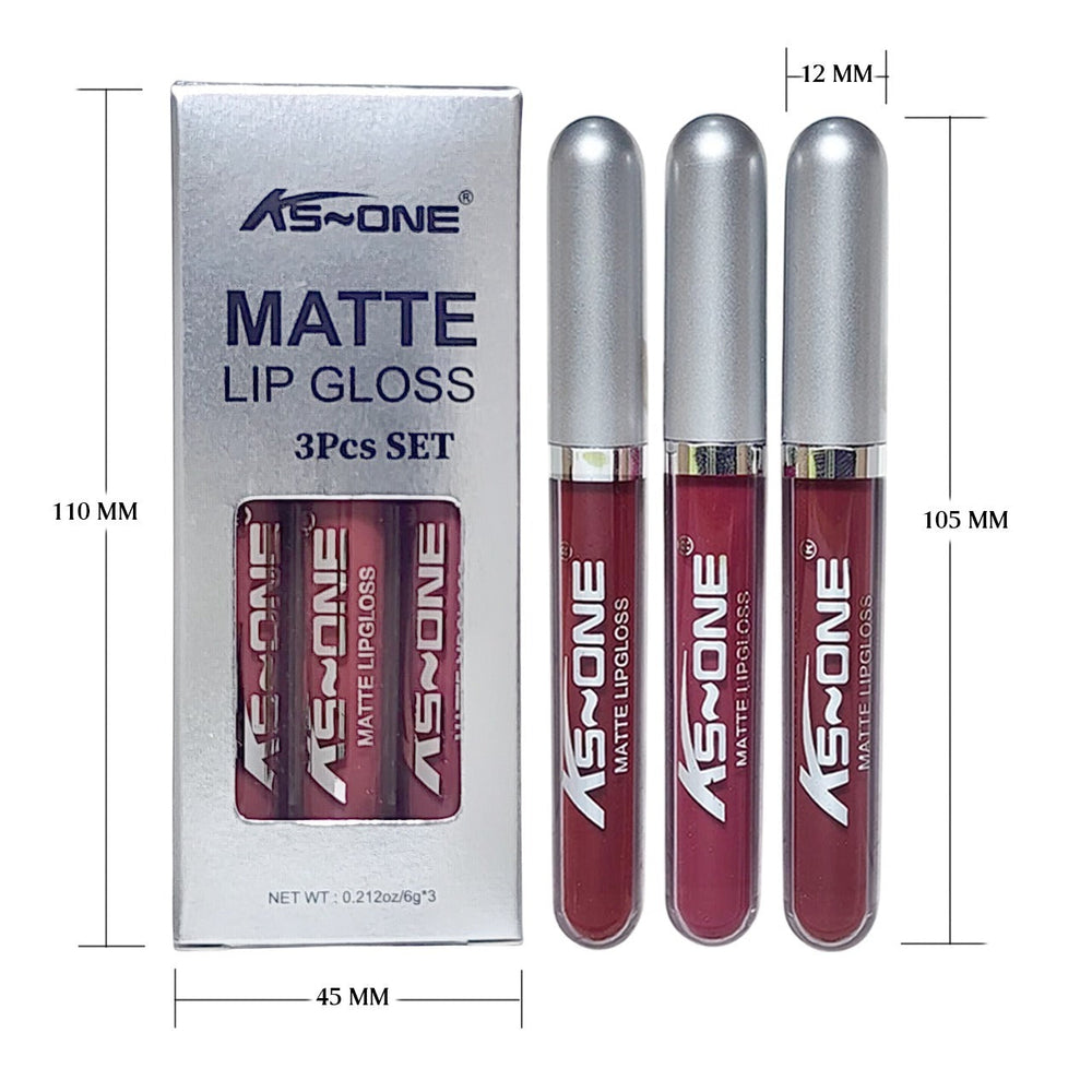 KS One Matte Lipgloss – 3-Piece Set KS-ONE