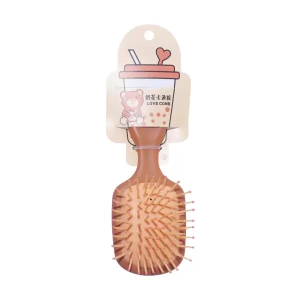 Love Comb Wooden Style Hair Brush Each Cosmia.pk
