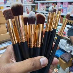 Yuwaku Makeup High Quality Brush - Pack Of 10 Yuwaku