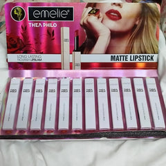 Emellie Matt lipstick 12 pcs Emelie
