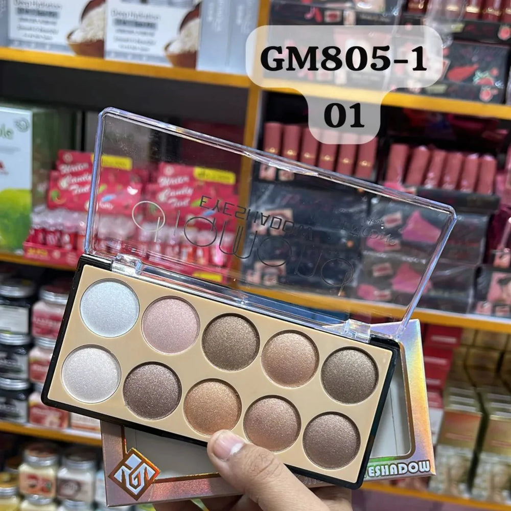 Gege Moon 10 Colors Diamond Eyeshadow Palette Gege Moon