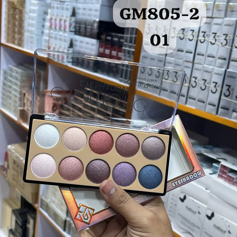 Gege Moon 10 Colors Diamond Eyeshadow Palette Gege Moon