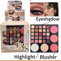 Mocallure 3-in-1 Makeup Book Palette (highlighter, blush, eyeshadow) Mocallure