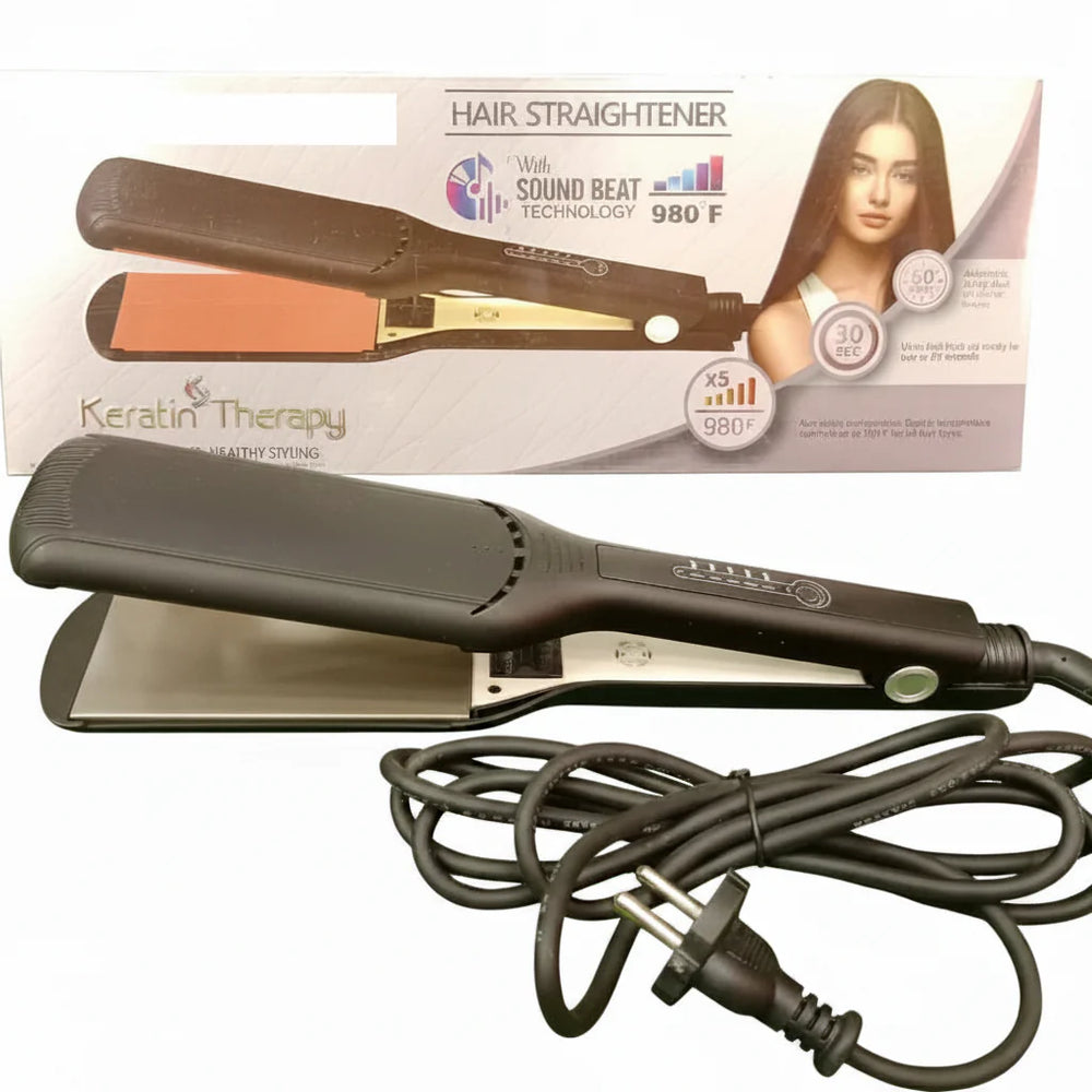 Professional Hair Straightener With Sound Beat Technology - 980f Cosmia.pk