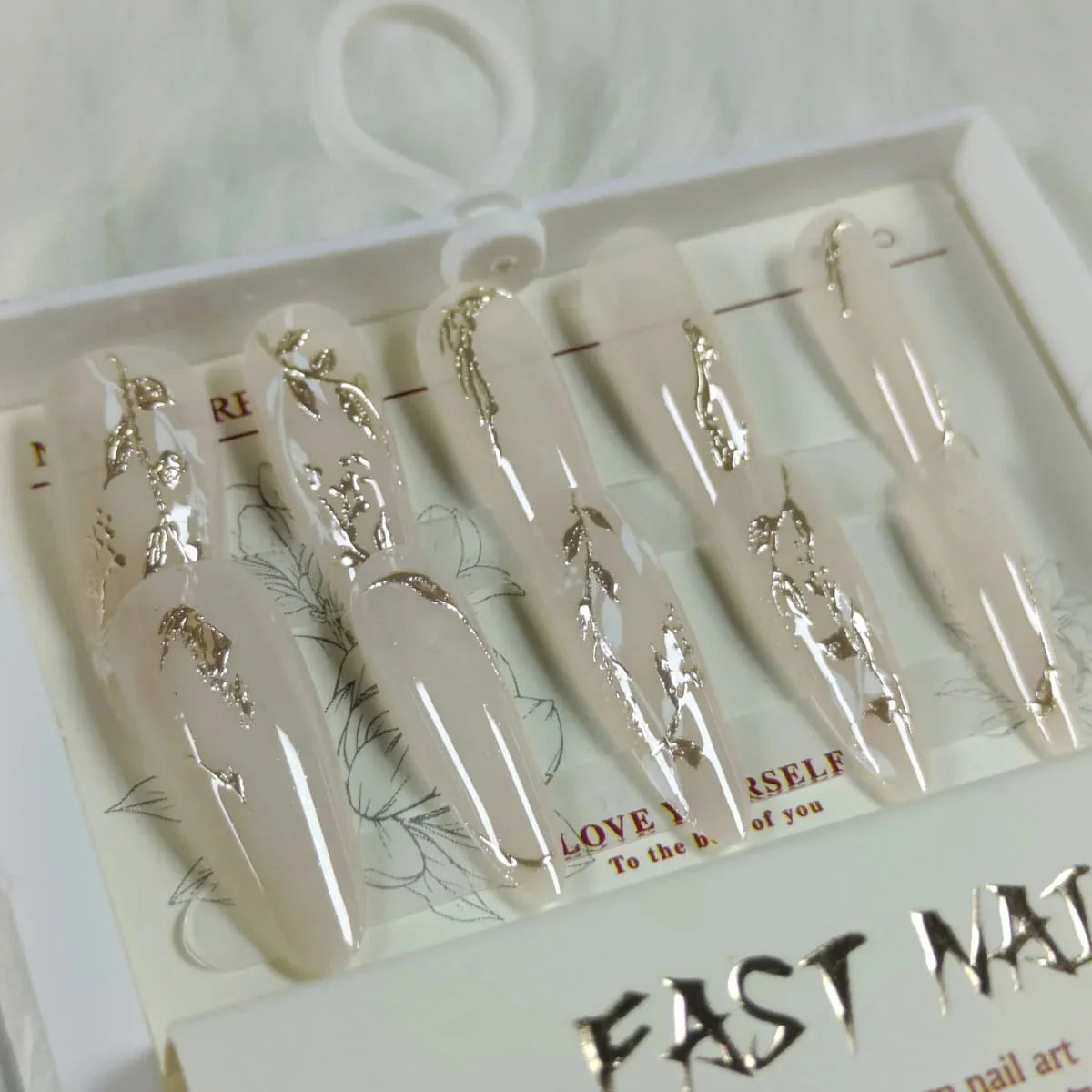 Cat Eye Fake Nails Handmade Fast Nail