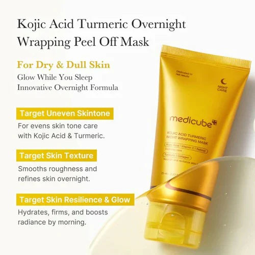 Medicube Kojic Acid Turmeric Night Wrapping Mask - 75ml Medicube