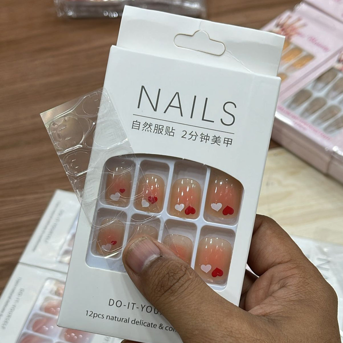 New Art Design Nails with Nail Stickers Cosmia.pk