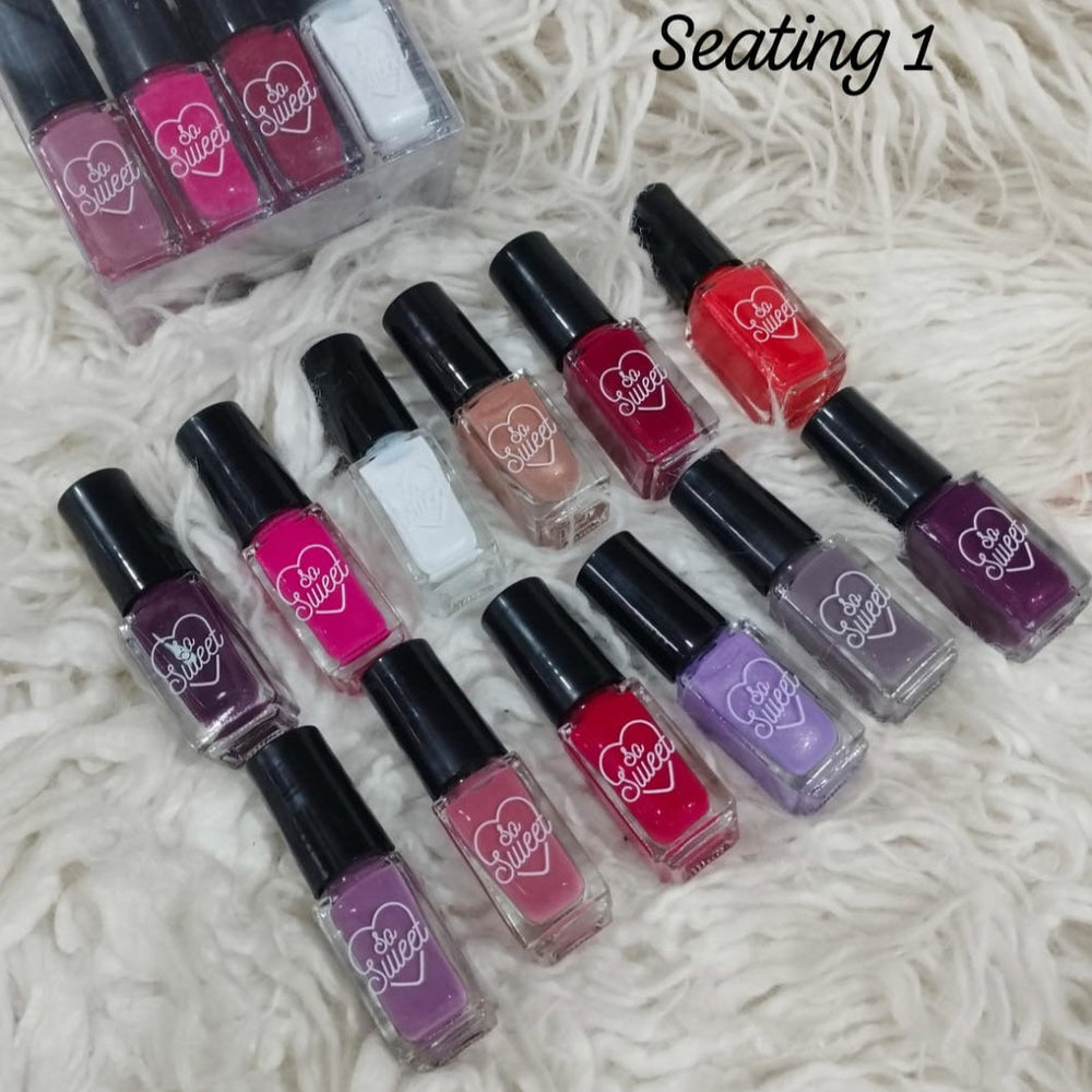 SA Sweet Nail Polish Set – Pack of 12 sa sweet