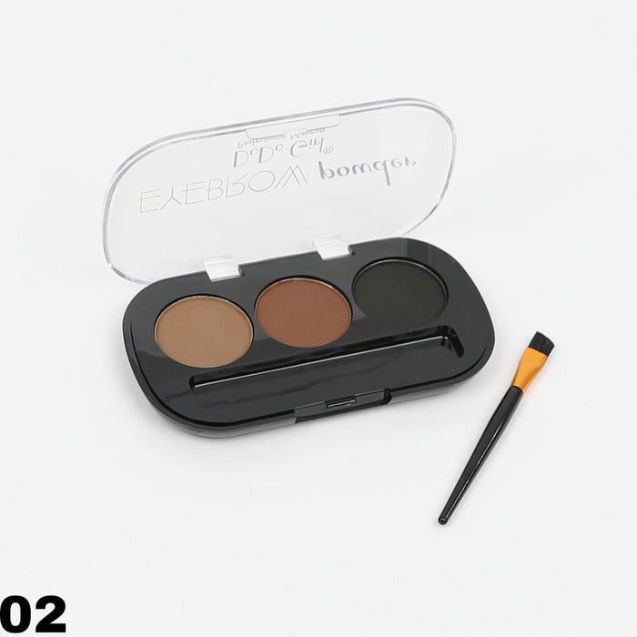 DoDo Girl 3-in-1 Eyebrow Powder with Brush Dodo Girl
