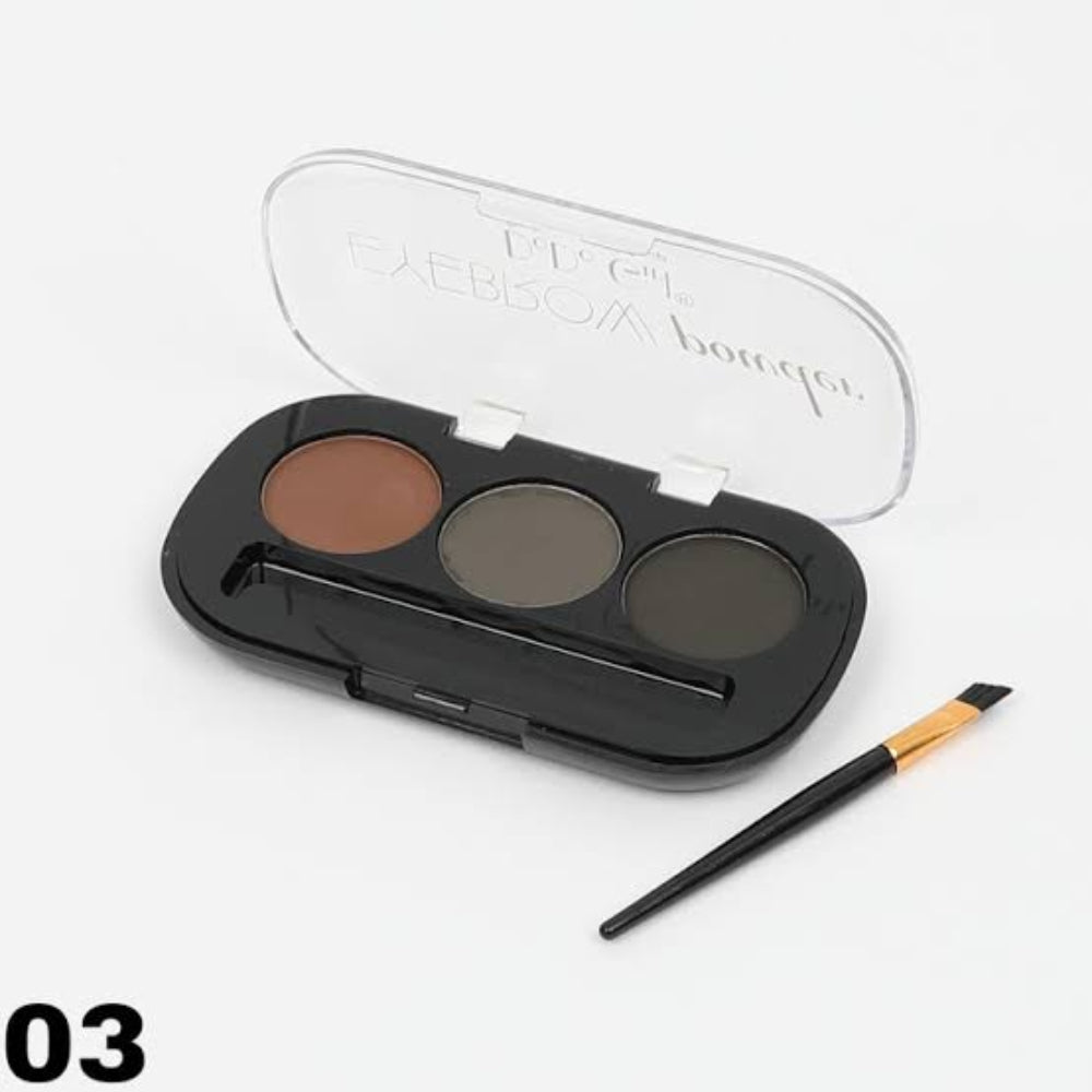 DoDo Girl 3-in-1 Eyebrow Powder with Brush Dodo Girl
