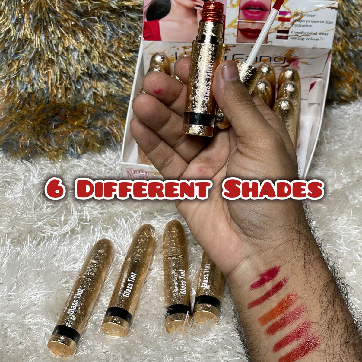 Heng Fang 6-Piece Glass Lip Tint Set Heng Fang