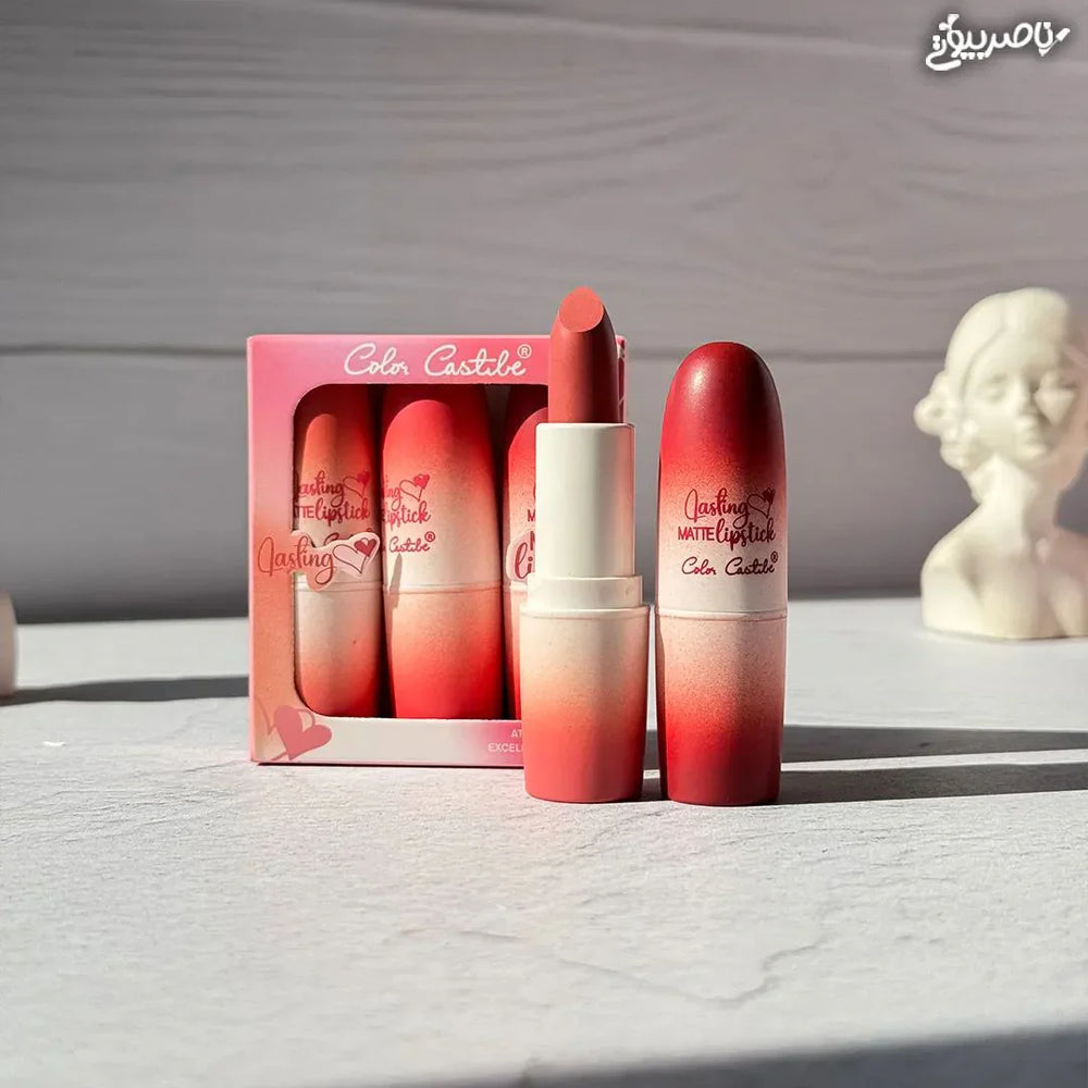 Color Castle Velvet Matte Lipstick Trio Sets Color Castle