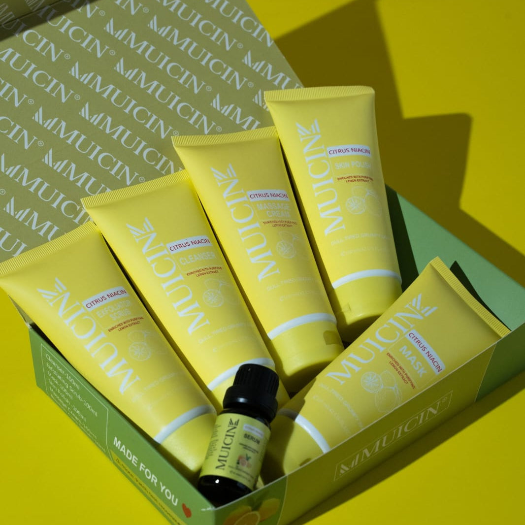 Muicin 6-Step Facial Kit - Lemon Citrus Muicin