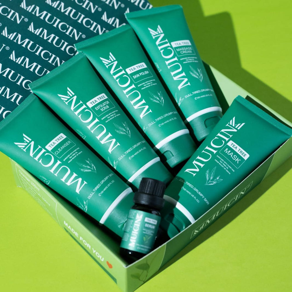 Muicin 6-Step Facial Kit – Tea Tree Muicin