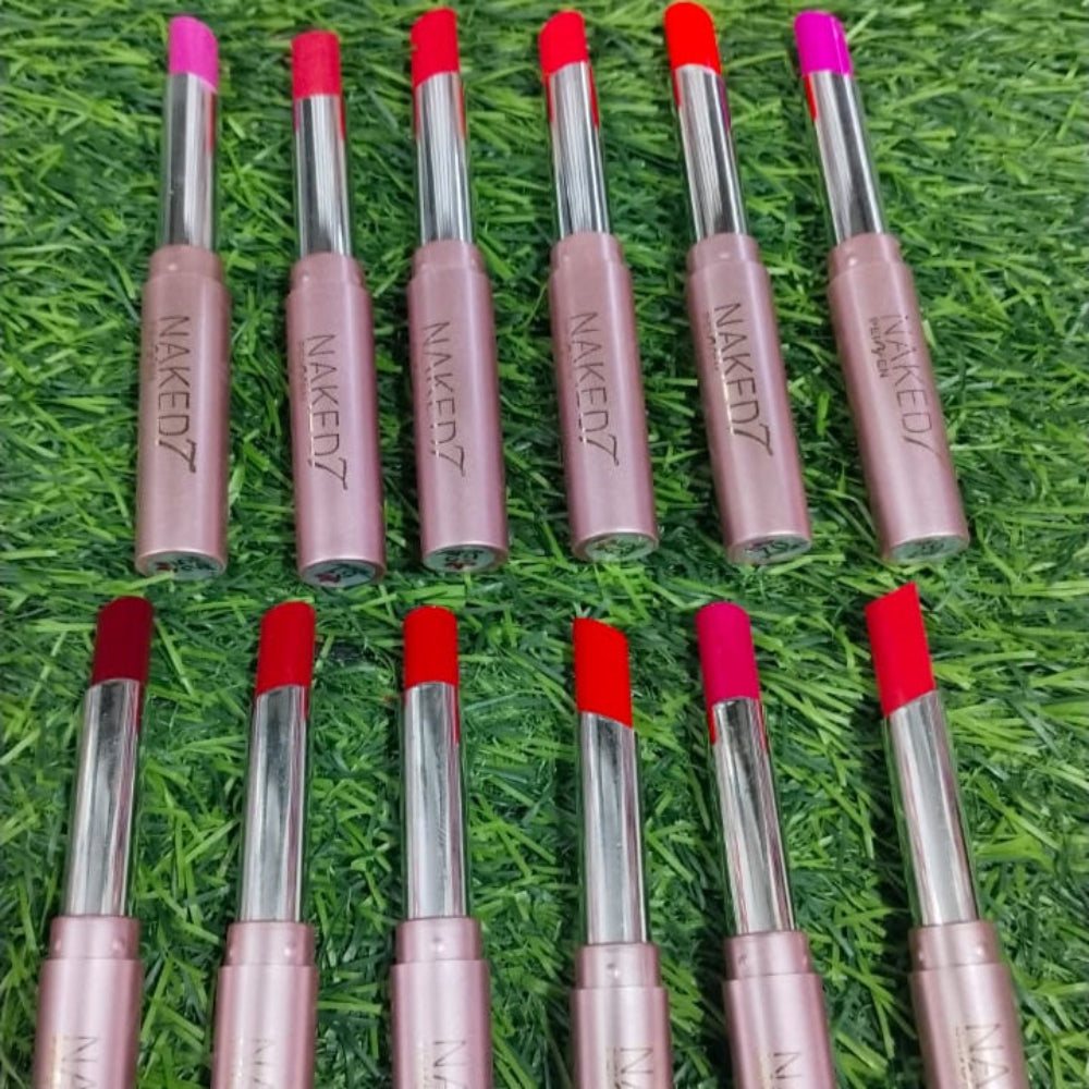 Naked 7 Slim Lipstick – Ultra-Matte, Long-Wear Lip Color in a Sleek Naked 7