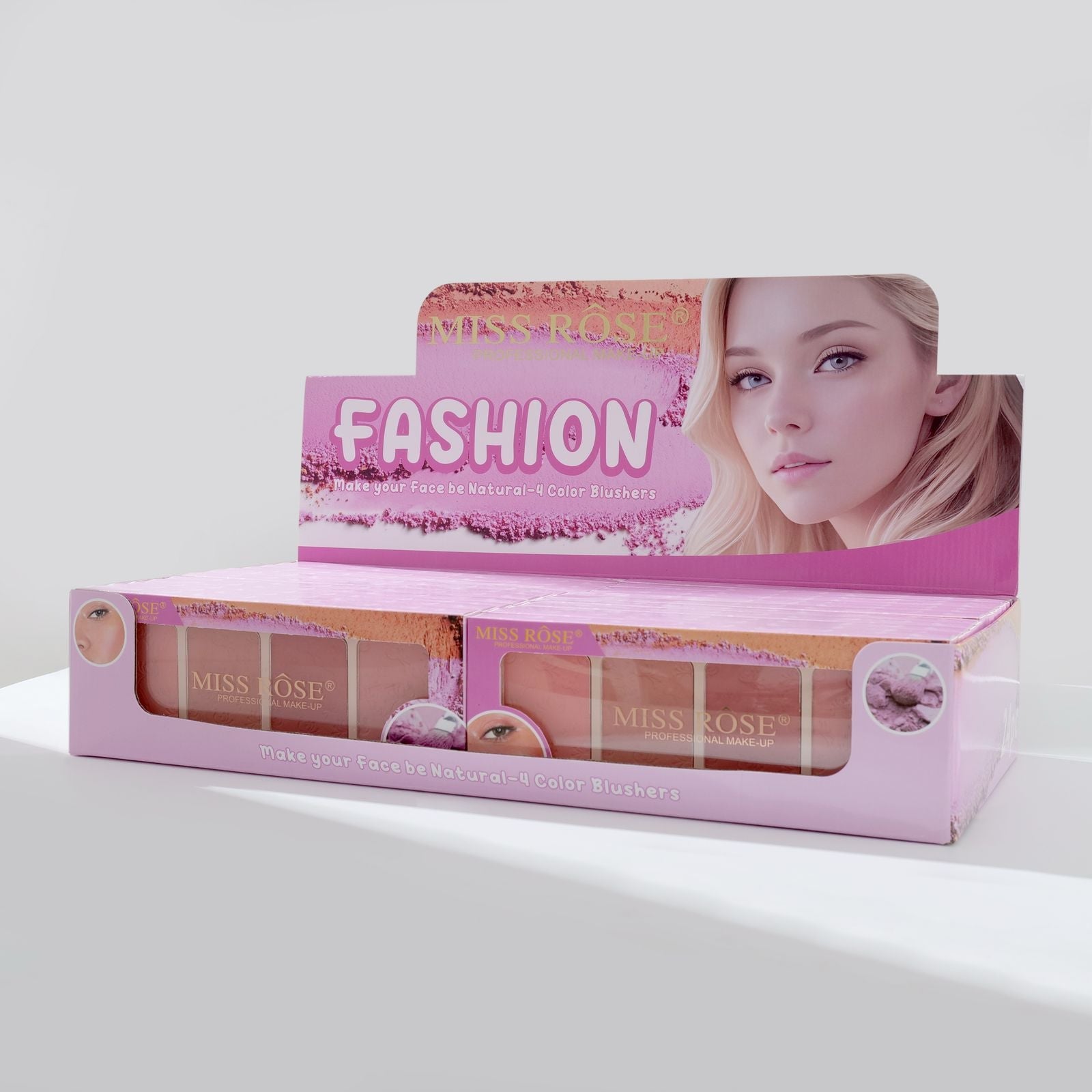 Miss Rose 4-Color Blush Palette – ButterBlend Formula for Smooth Miss Rose